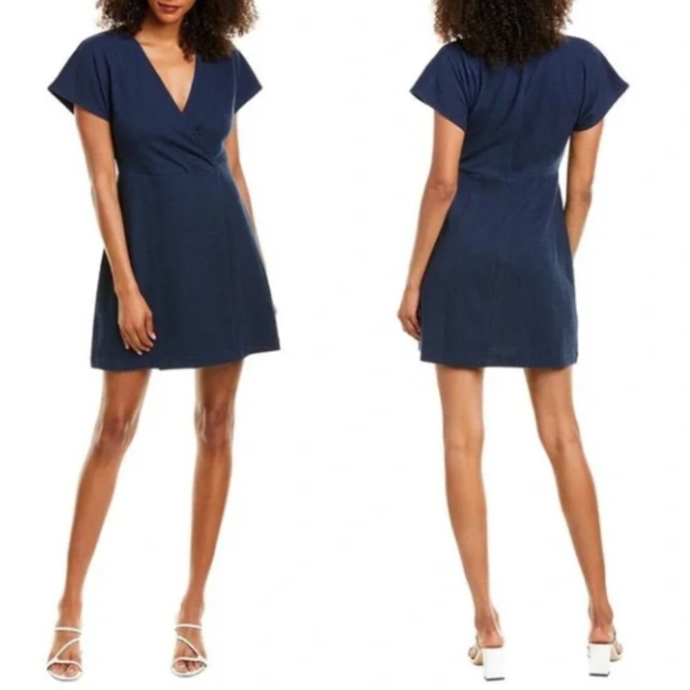 Madewell Cross front Flutter Sleeve Dress - Size XS